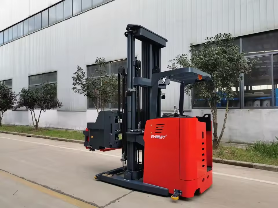 Everlift 3000 кг трехсторонний вилочный погрузчик, трехсторонняя мачта с полным свободным подъемом и боковым сдвигом, портативный вилочный погрузчик, сидящий вилочный погрузчик