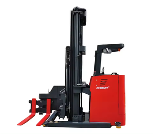 Everlift 3000 кг трехсторонний вилочный погрузчик, трехсторонняя мачта с полным свободным подъемом и боковым сдвигом, портативный вилочный погрузчик, сидящий вилочный погрузчик
