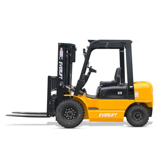 Вилочный погрузчик FD30 Everlift Дизельные вилочные погрузчики Цена 2500 кг 3000 кг 3500 кг 3-6 м Триплексная мачта Бензиновые вилочные погрузчики со сжиженным газом Твердые шины Боковой сдвиг