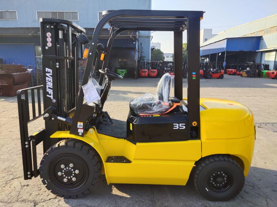 Everlift 3.5t 3M Китайский вилочный погрузчик Дизельный вилочный погрузчик 4 колеса с китайским двигателем Золотой поставщик вилочный погрузчик Цена