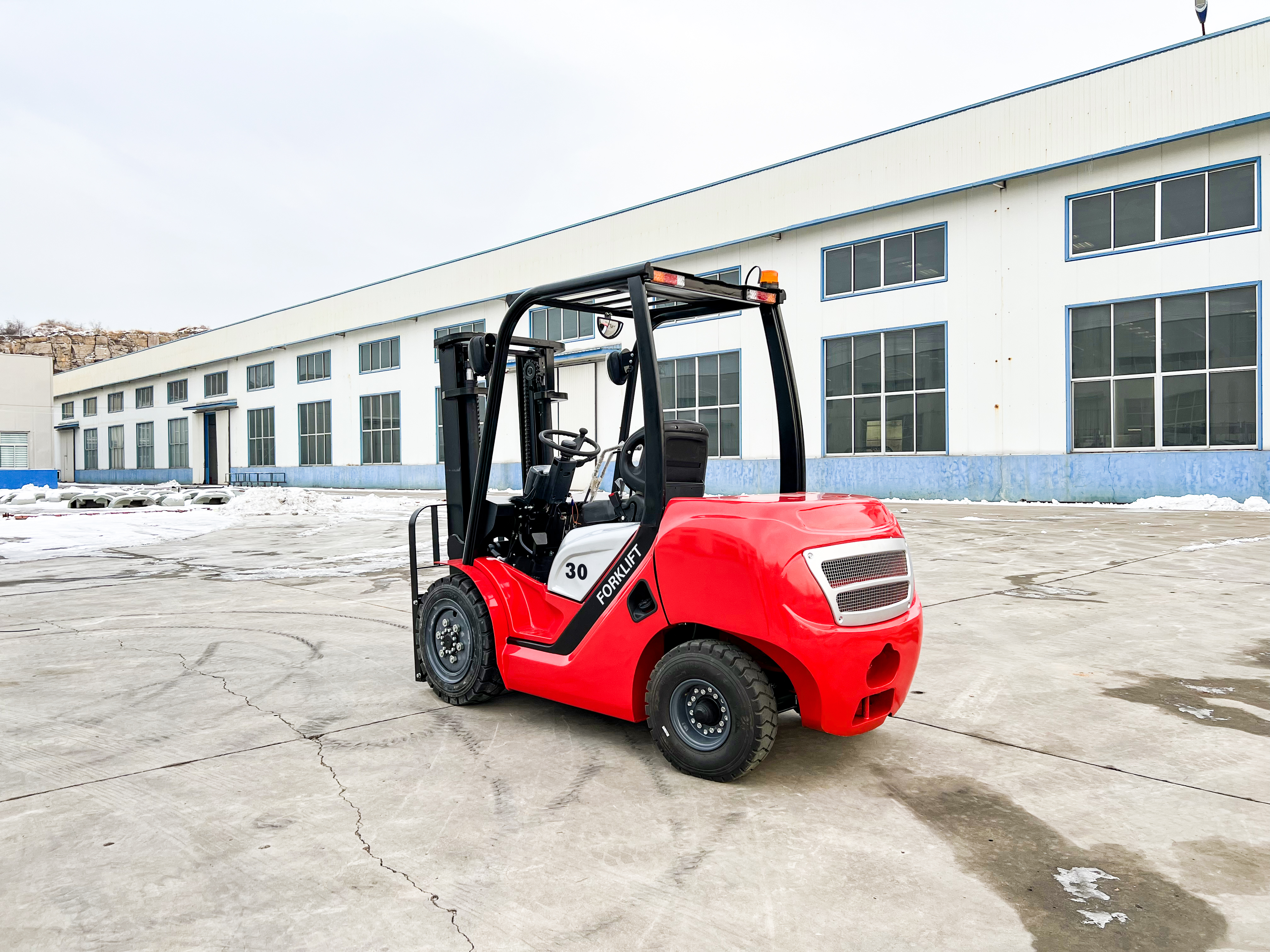 Вилочный погрузчик Everlift Дизельные вилочные погрузчики Цена FD30 3000 кг 3500 кг 3-6 м Триплекс-мачтовые вилочные погрузчики Твердые шины Боковой сдвиг