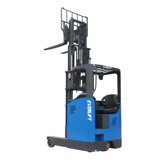 Вилочный погрузчик Everlift Заводская цена 1 тонна 1,5 тонны 2 тонны 2,5 тонны 8000 мм 3-ступенчатая мачта с сидячим типом Гидравлический полностью электрический ричтрак
