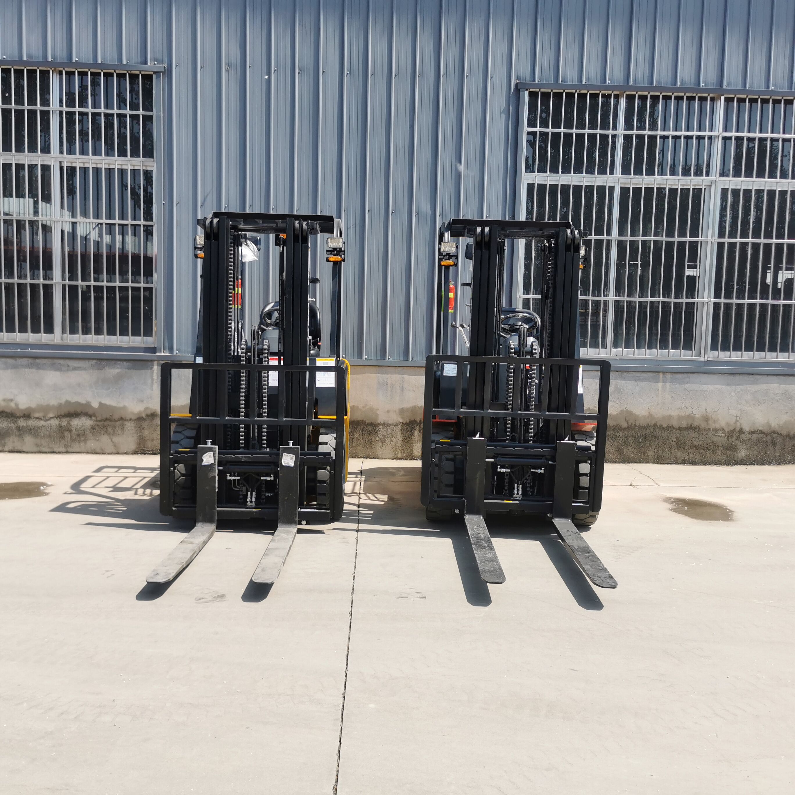 Everlift Совершенно новый электрический вилочный погрузчик 3500 кг 4500 мм-6000 мм трехплексная мачта с боковым ситом Электрический вилочный погрузчик