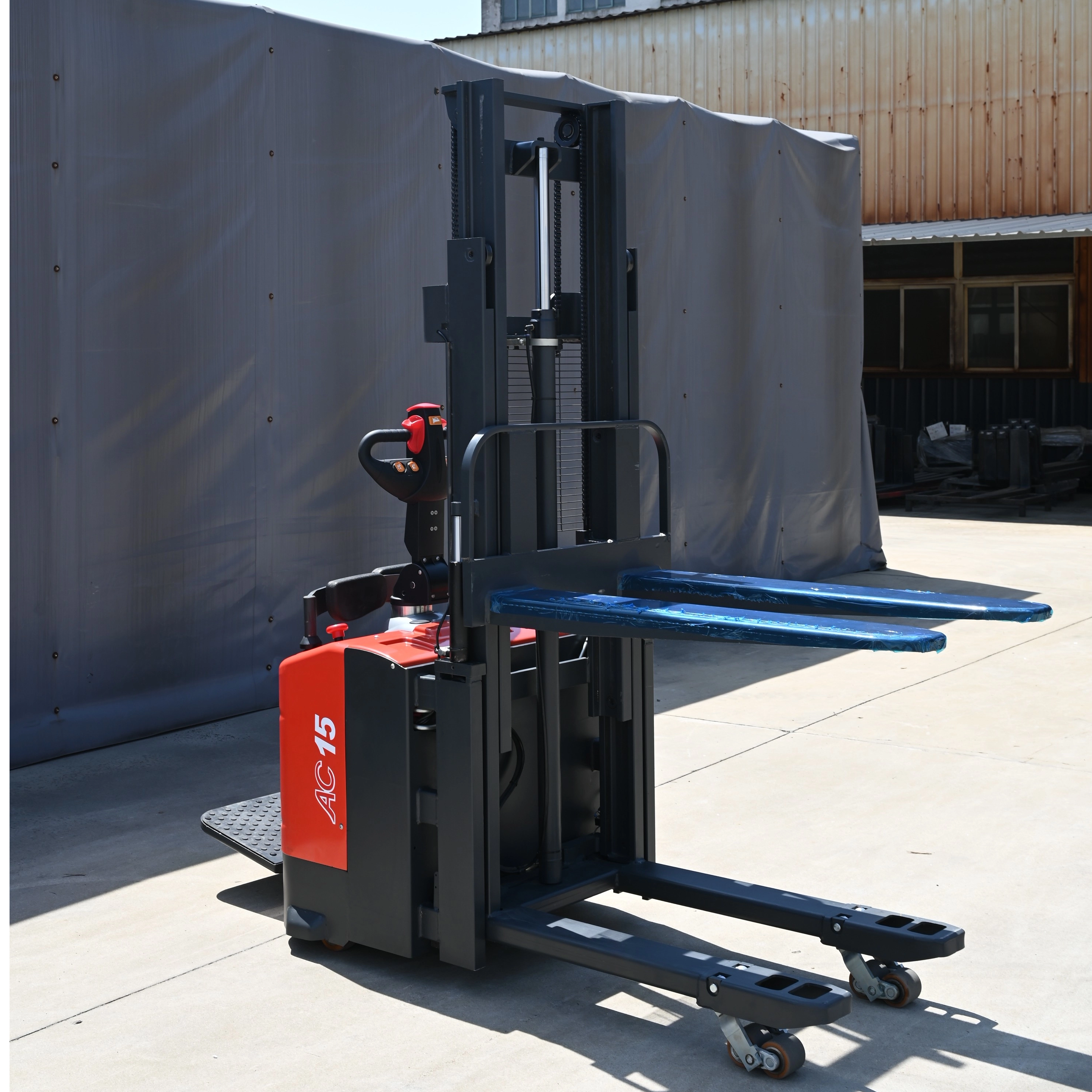 Everlift 1,5T 3-3,5 млн. Стоящий грузовик с двойным подъемным электрическим укладка 