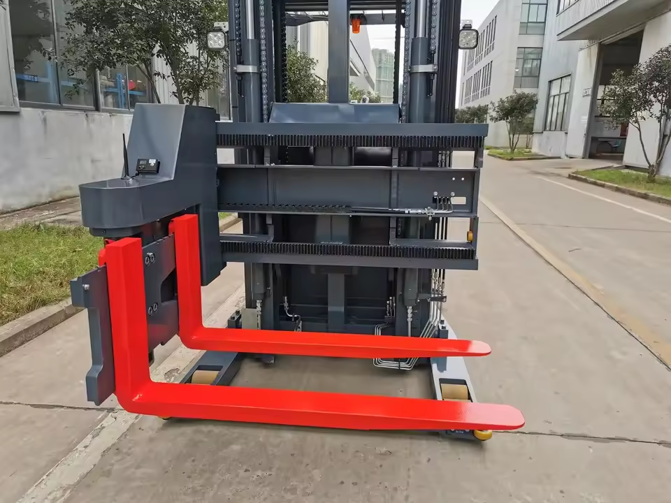 Everlift 3000 кг трехсторонний вилочный погрузчик, трехсторонняя мачта с полным свободным подъемом и боковым сдвигом, портативный вилочный погрузчик, сидящий вилочный погрузчик