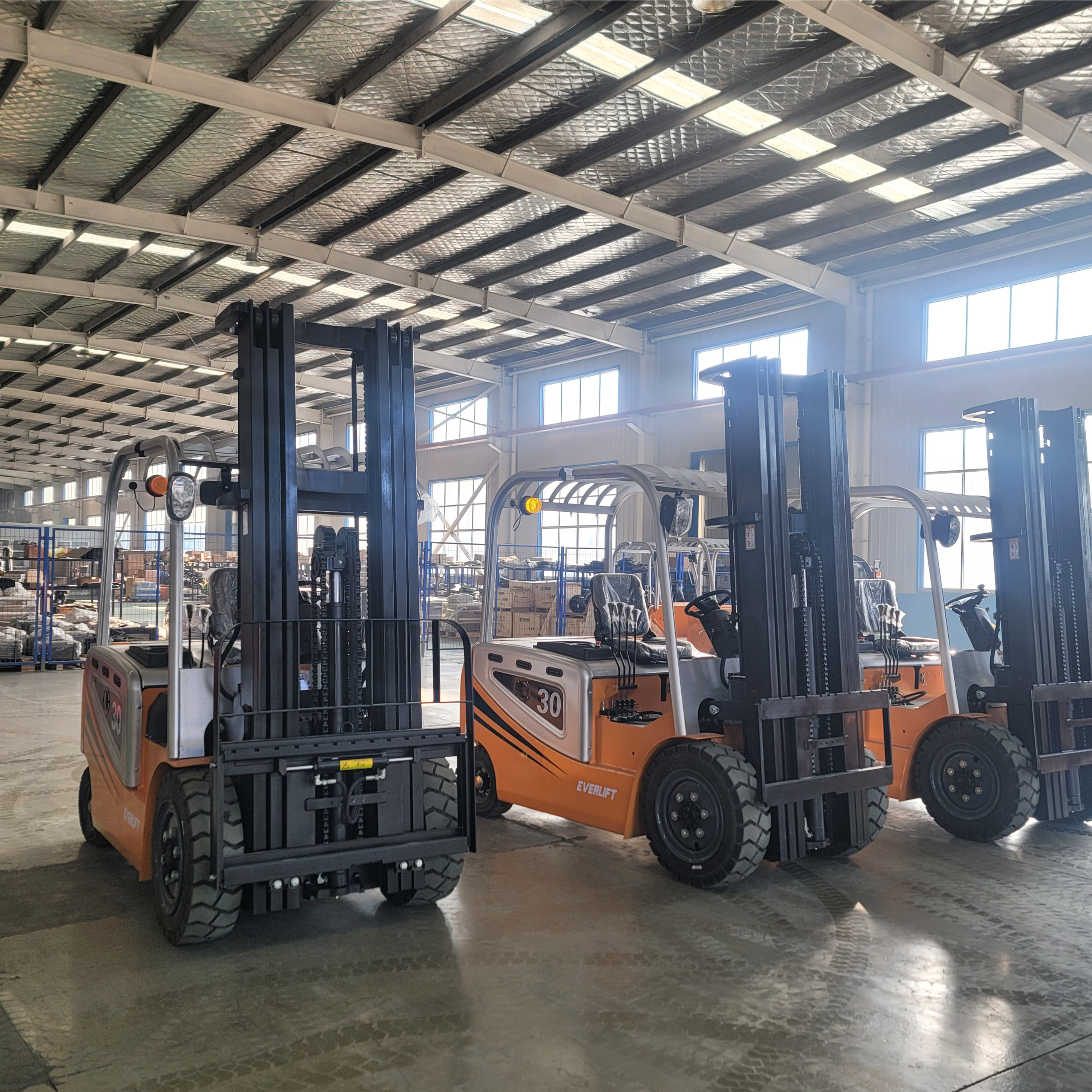 Электрический вилочный погрузчик 3 тонны Everlift FB30E Мини-электрический погрузчик 3000 кг, высота подъема 3 м с высоким качеством