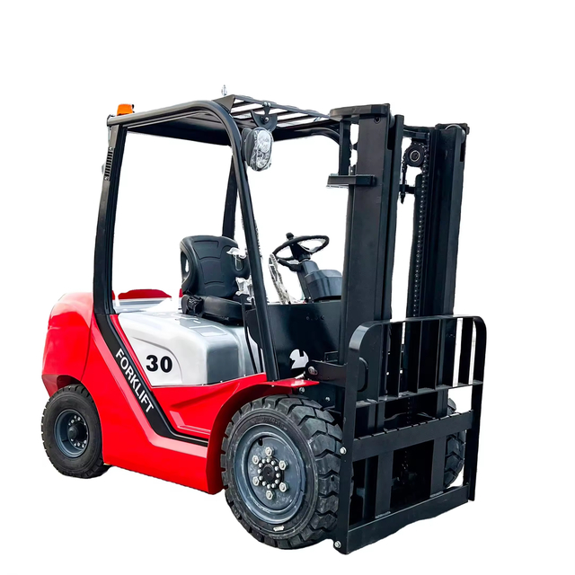 Вилочный погрузчик Everlift Дизельные вилочные погрузчики Цена FD30 3000 кг 3500 кг 3-6 м Триплекс-мачтовые вилочные погрузчики Твердые шины Боковой сдвиг